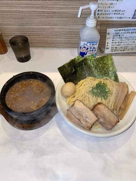 「辛刺激つけ麺全部入り大盛1辛¥1,150円」@ぶっと麺 しゃにむにの写真