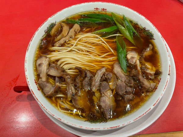 「かしわそば大」@中華そば ふじいの写真