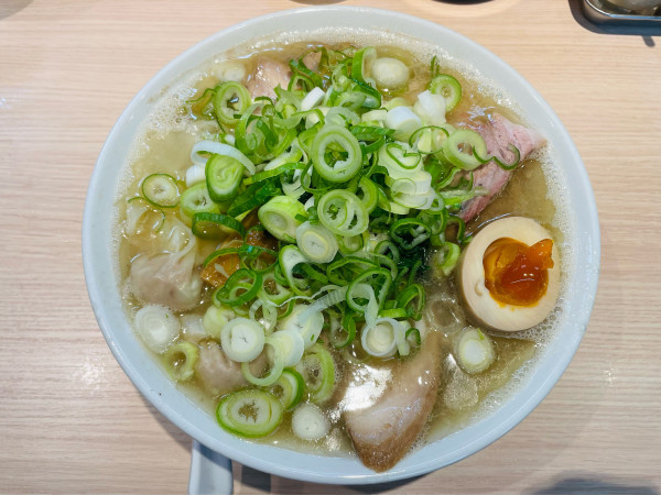 「特製塩中華ソバ、ネギ（並）」@桜上水 船越の写真