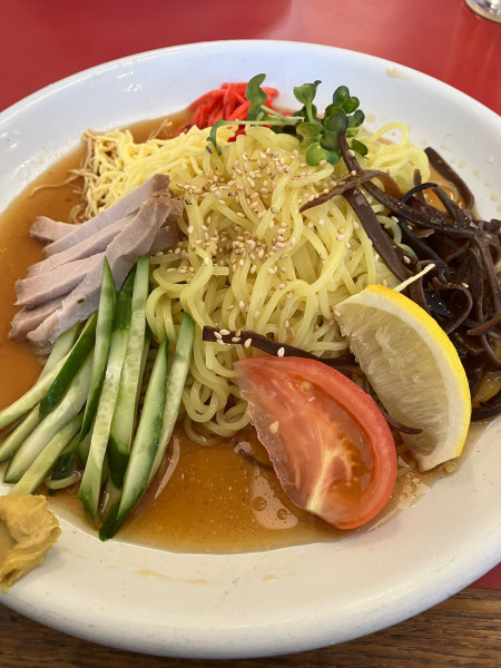 「冷やし中華　醤油」@手打ラーメン珍来 千現店の写真