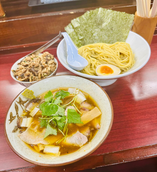 「【限定】極肉汁つけ麺【1100円】」@鶏こく中華 すず喜の写真