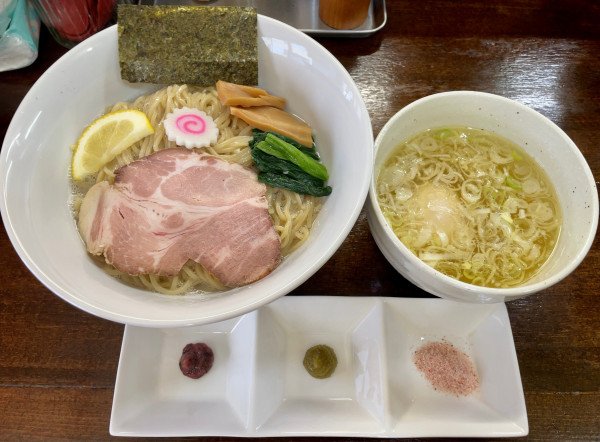 「昆布水つけ麺(塩)＋味玉」@麺処 むら井の写真