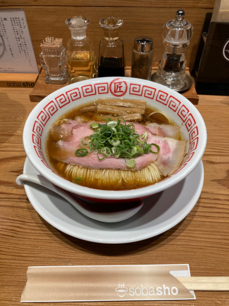 「醤油そば 1100円」@soba.shoの写真