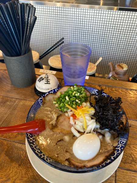 「ニボドロ1100円　替え玉100円」@博多ラーメン 鶴亀堂 天白平針店の写真