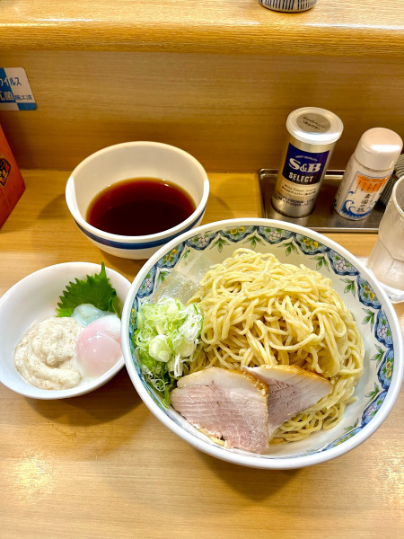 「【限定S】純和風煮干しつけそば　TP 大盛」@中華そば 多賀野の写真