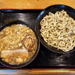 なひゃんずつけ麺＋アブラマシマシ＋ニンニク　1350円