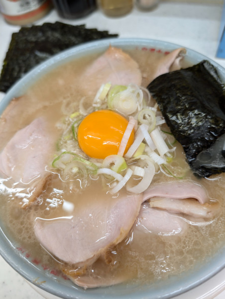 「特製ラーメン・有明産海苔増し」@玉 バラそば屋 中野店の写真