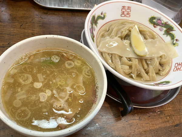 「昆布水つけ麺 1,100円」@MENクライ  神保町店の写真