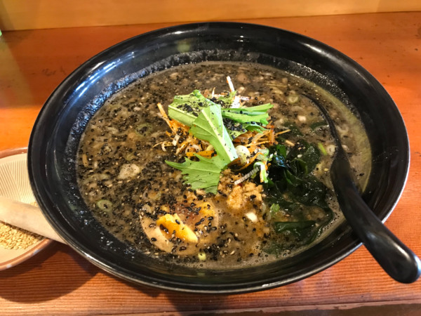 「特製黒ごまラーメン(770円)」@ごま房‘Sの写真