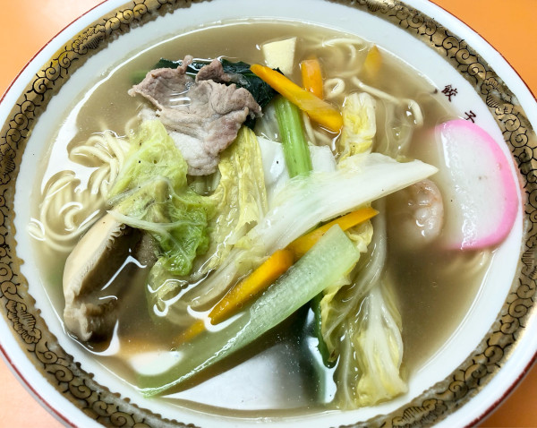 「五目そば８００円　焼き餃子４５０円」@ふく龍の写真