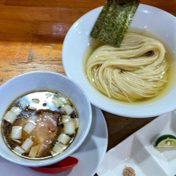 「地鶏昆布水つけめん（醤油）1,050円」@麺屋 むじゃきの写真