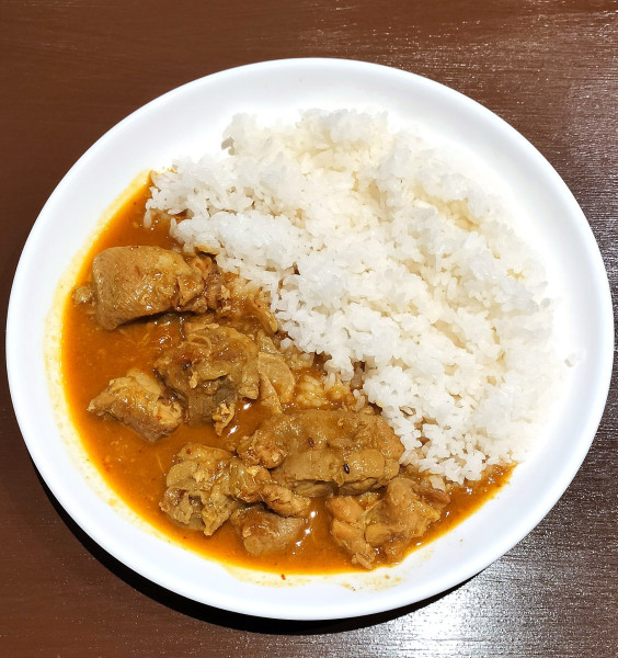 「セットのチキンカレー 500円」@ネワ屋の写真