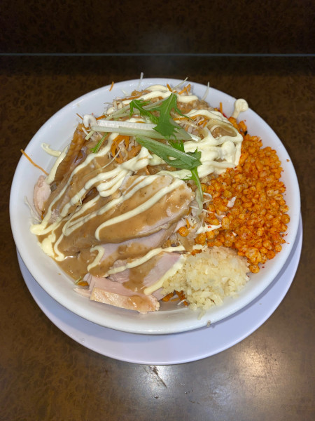 「男気冷やし中華¥1,100円(限定)」@らーめんまるはち 大垣店の写真