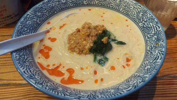 「冷やし担々麺 ランチセットみたば丼」@鶏そば みた葉の写真