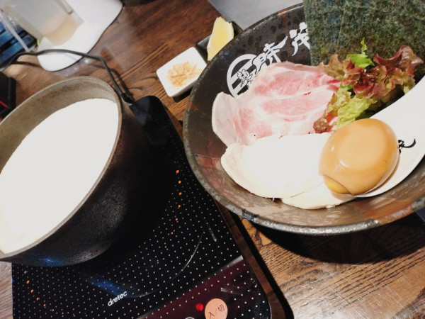 「濃厚鶏白湯つけ麺(塩)1,200円」@麺屋 時茂 西川口店の写真