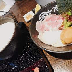 濃厚鶏白湯つけ麺(塩)1,200円