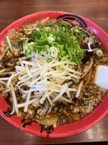 「漆黒醤油焼きめし定食」@ラーメン 魁力屋 海老名店の写真