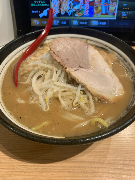 「白味噌ラーメン+無料おろししょうが+一味唐辛子」@札幌味噌ラーメン アウラの写真