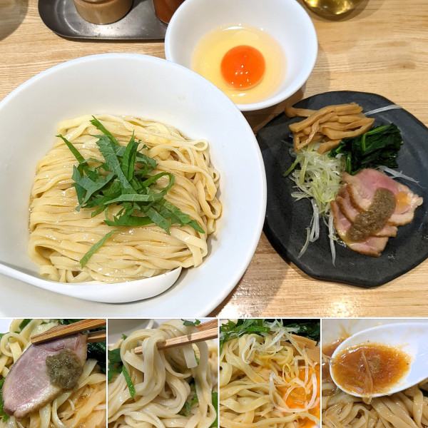 「冷やし鴨と鶏の油そば(夏季限定)　1100円」@中華ソバ ビリケンの写真