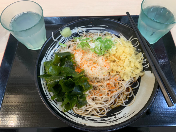 「朝そば 450円」@ゆで太郎 川崎砂子店の写真