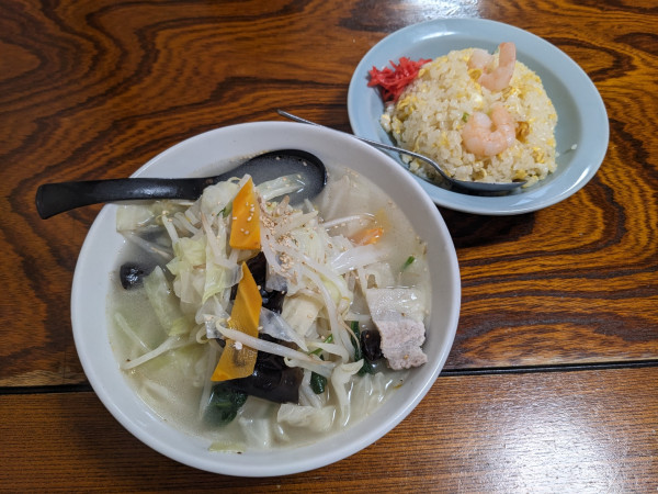 「タンメン　605円」@赤城ラーメンの写真