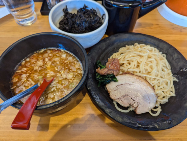 「のり梅つけ麺1050円」@ラーメン大桜 町田・野津田店の写真