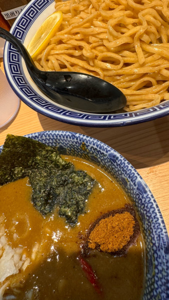 「カレーつけめん　特盛　あつもり」@狼煙 浦和店の写真