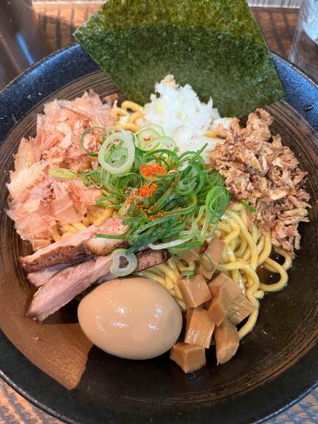 「油そば」@らーめん 瞠 恵比寿店の写真