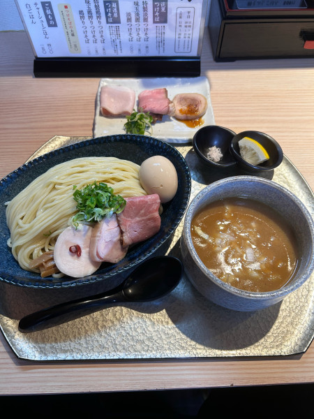 「超濃厚特製鶏搾りつけそば」@麺道 麒麟児の写真