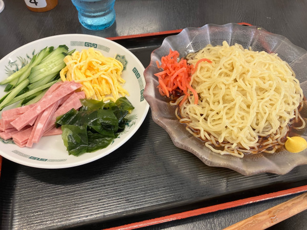 「黒酢の冷やし中華　大盛り」@中華食堂 日高屋 武蔵境北口店の写真