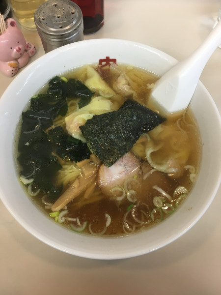 「ワンタンメン(660円)」@ラーメン大学 大島店の写真