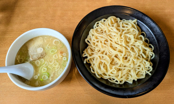 「豚骨つけ麺塩粉節」@ラーメン&らーめん 一代元 矢板店の写真