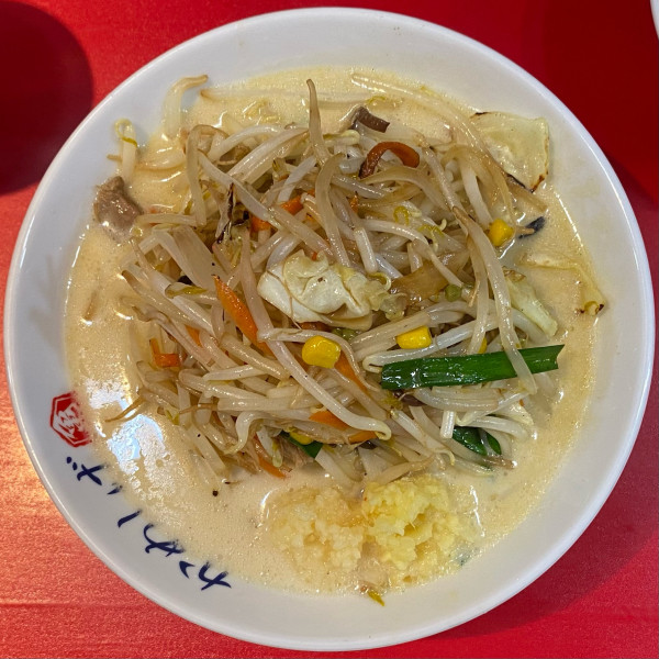 「濃厚タンメン からあげセット ¥1,200」@濃厚タンメン かめしげの写真