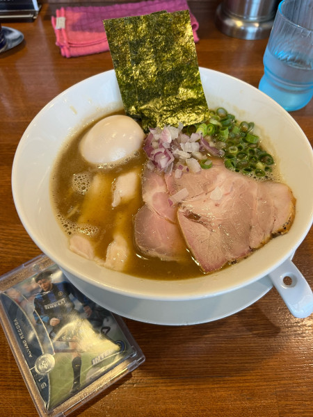 「特製白湯煮干しそば」@麺屋 藤むらの写真