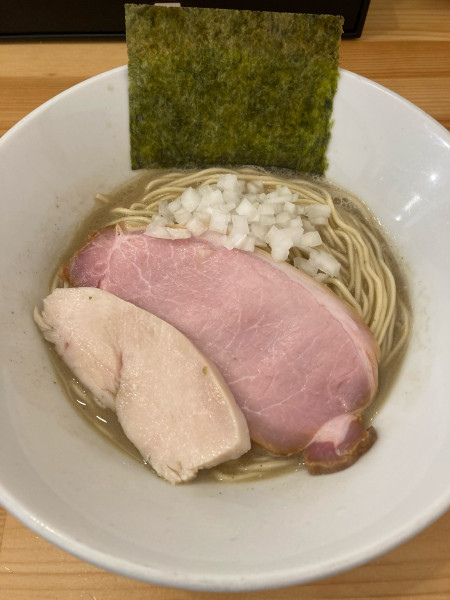 「【限定】グレー　和え玉ハーフ　昆布水和え玉」@煮干らーめん 川むらの写真