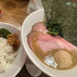 ラーメン小ライス味玉セット