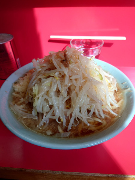 「大豚  野菜  ニンニク  カラメ」@ラーメン二郎 三田本店の写真