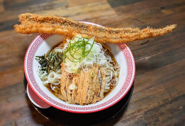 「穴子一本冷やしたぬき【本日の限定】」@麺切り 白流の写真