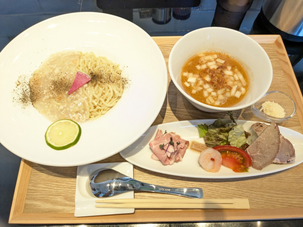 「オマール海老の濃厚餡かけつけ麺」@Fishmenの写真