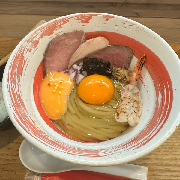 「ETM(エビタマゴメン)」@えびそば 緋彩の写真