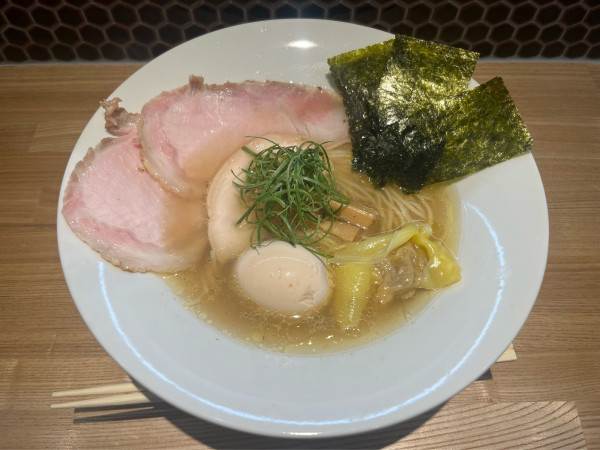 「特製潮そば」@麺屋BISQの写真