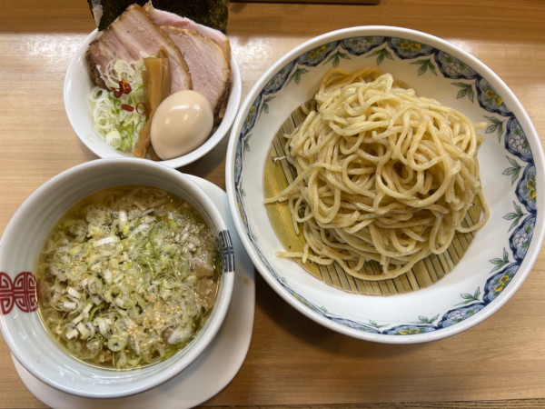 「特製粟国の塩つけそば（A）1200円」@中華そば 多賀野の写真