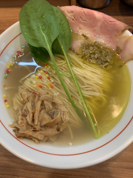 「牡蠣とあさりオイル塩そば」@拉麺 はま家の写真