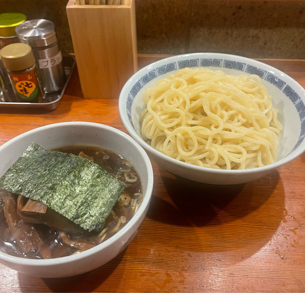 「つけそば　めんまトッピング」@中華そばの店 りょうがの写真