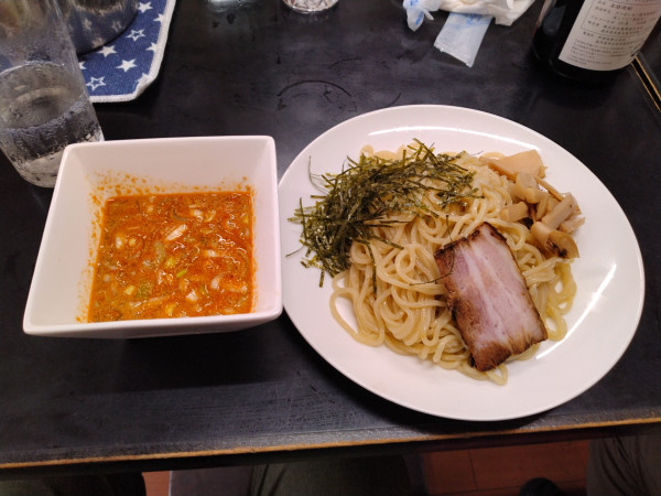 「つけ麺(ピリ辛ごまだれ)¥850-」@中華料理 丸昭の写真
