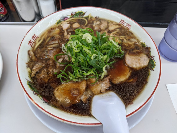 「中華そば　並」@新福菜館 天神川店の写真