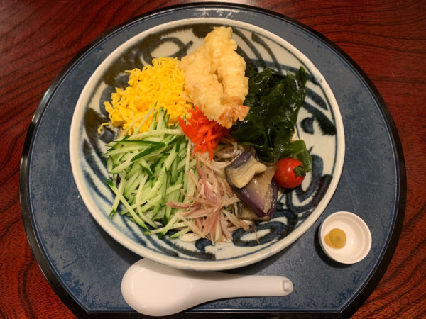 「冷やし中華蕎麦」@稲庭本舗 明治佐助商店の写真