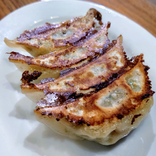 「マルシン餃子」@博多ラーメン 一天門 成田空港LCCターミナル店の写真
