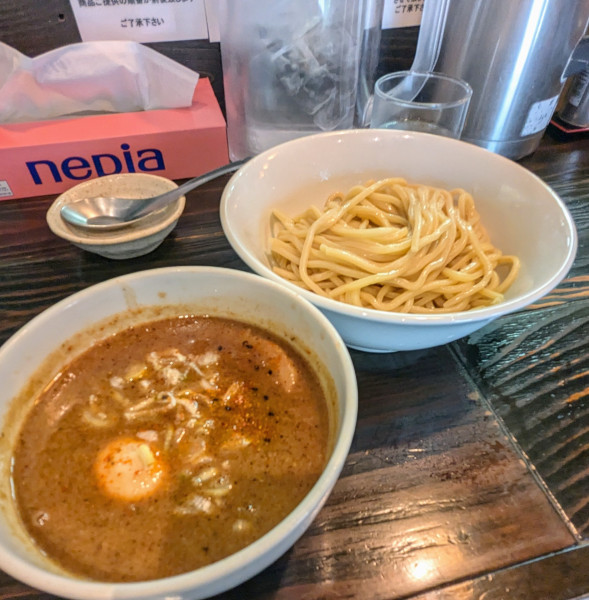 「味玉入りつけめん 1,100円」@麺屋 和利道 waritoの写真