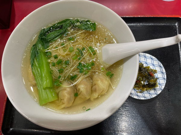 「清湯雲呑麺¥1,000」@雲呑房の写真